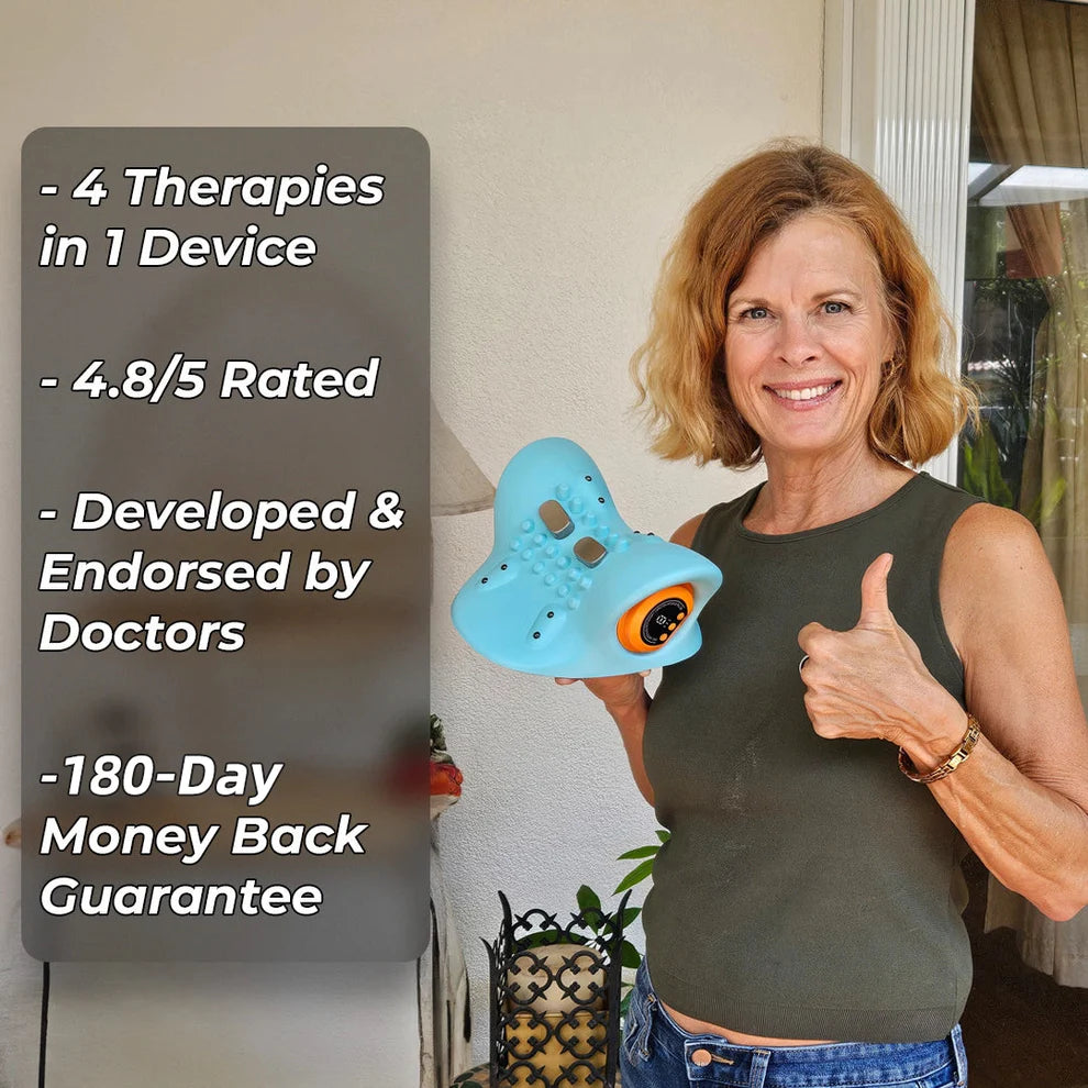 ✨Last Day Sale 60% Off✨Relieve neck, shoulder and back pain with the NESLEMY™ Massager
