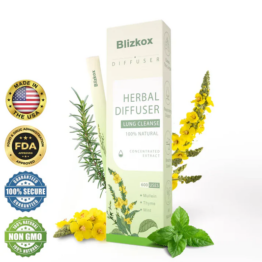 🔥 Blizkox™ Mullein Aroma Diffuser – Relief for Cough, Congestion & Breathing Comfort💝