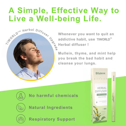 🔥 Blizkox™ Mullein Aroma Diffuser – Relief for Cough, Congestion & Breathing Comfort💝